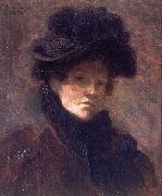 Lilla Cabot Perry Self Portrait oil painting artist